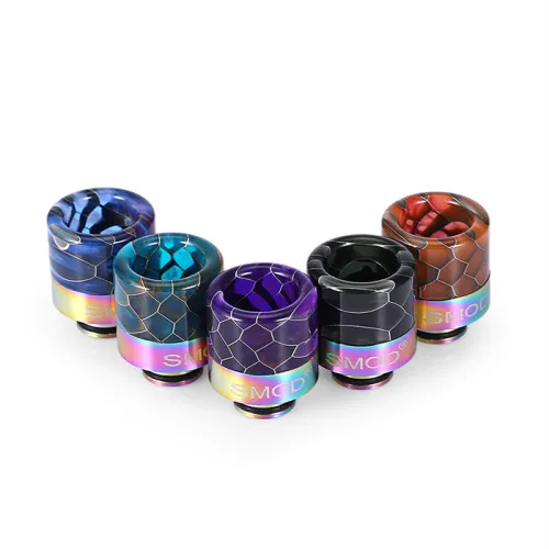 Premium 510 Rainbow Snake Pattern Stainless Drip Tip