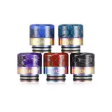 Premium 810 Rainbow Snake Pattern Stainless Drip Tip