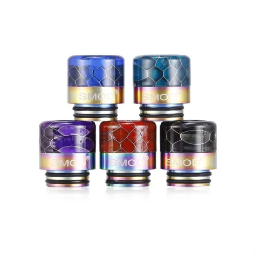 Premium 810 Rainbow Snake Pattern Stainless Drip Tip
