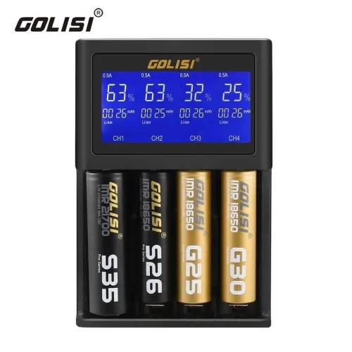 Golisi S4 2.0A Intelligent LCD Charger