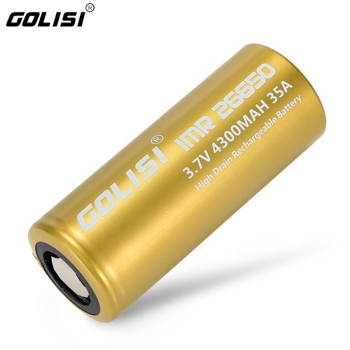 Golisi S43 4300mAh 35A CDC High-drain IMR 26650 Li-ion Battery (Order Separately)