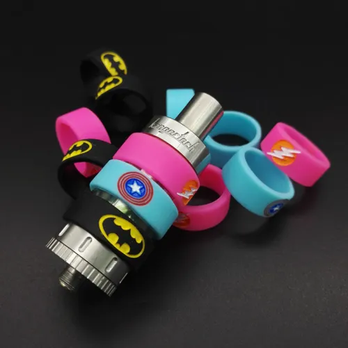 Embossed Printing Batman Silicone Vape Band 22mm*10mm*2mm