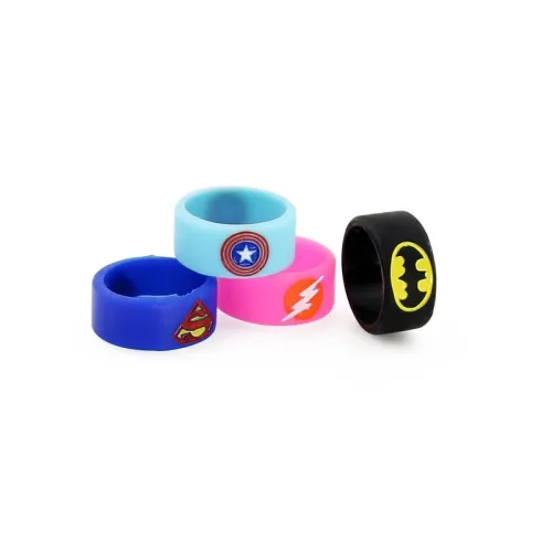Embossed Printing Batman Silicone Vape Band 22mm*10mm*2mm
