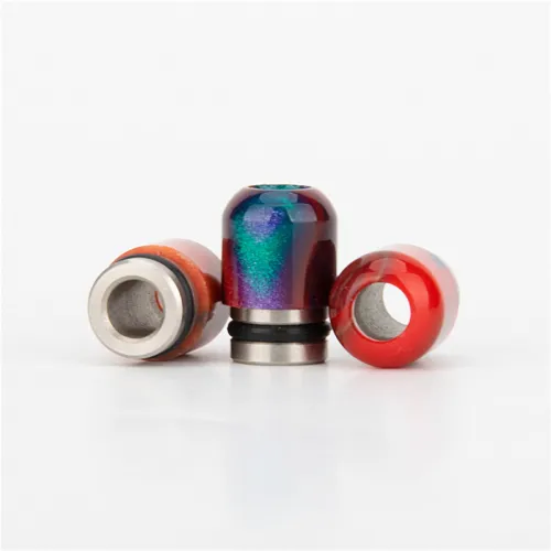 Premium Single Ring 510 Resin Drip Tips