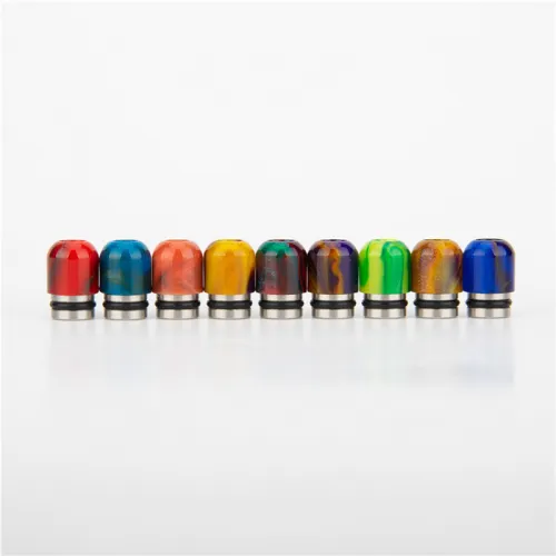 Premium Single Ring 510 Resin Drip Tips