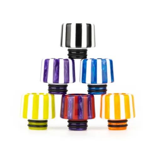 510 Epoxy Resin Strip Pattern Drip Tip