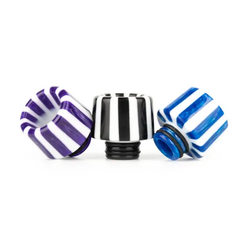 510 Epoxy Resin Strip Pattern Drip Tip