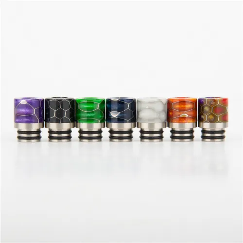 Premium 510 Resin Snake Skin Drip Tips
