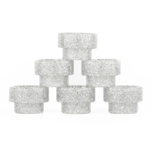 Shiny Silver color Wide Bore 810 Drip Tip
