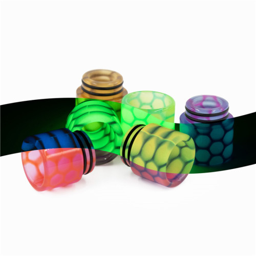 810 Luminous Color changing Snake Skin Drip Tips