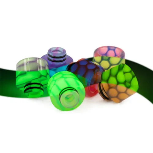 510 Luminous Color changing Snake Skin Drip Tips
