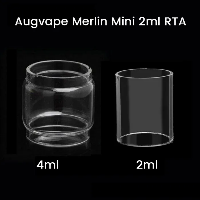 Augvape Merlin Mini 2ml RTA Glass Tube 2ml/4ml
