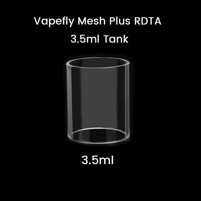 Vapefly Mesh Plus RDTA 3.5ml Tank Glass Tube