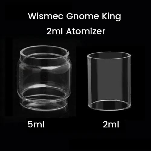 Wismec Gnome King 2ml Atomizer Glass Tube 2ml/5ml