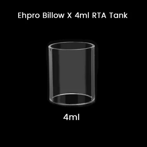 Ehpro Billow X 4ml RTA Tank Glass Tube