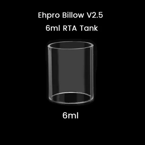 Ehpro Billow V2.5 6ml RTA Tank Glass Tube