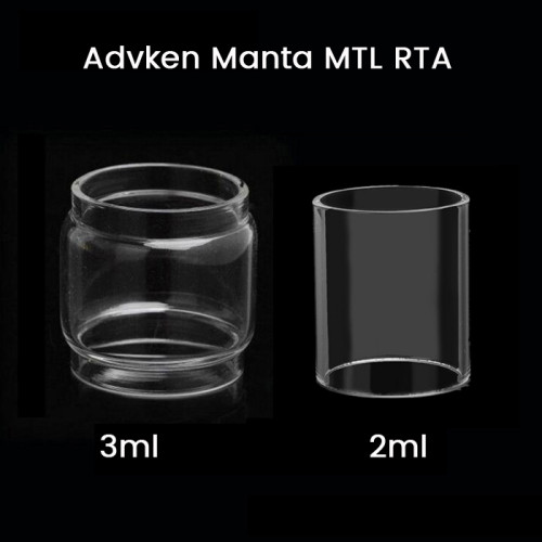 Advken Manta MTL RTA Glass Tube 2ml/3ml