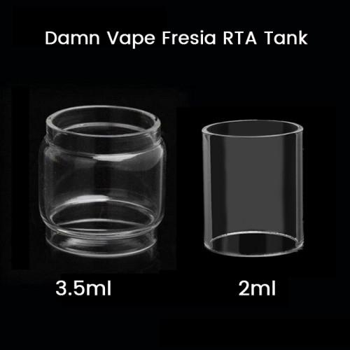 Damn Vape Fresia RTA Tank Glass Tube 2ml/3.5ml