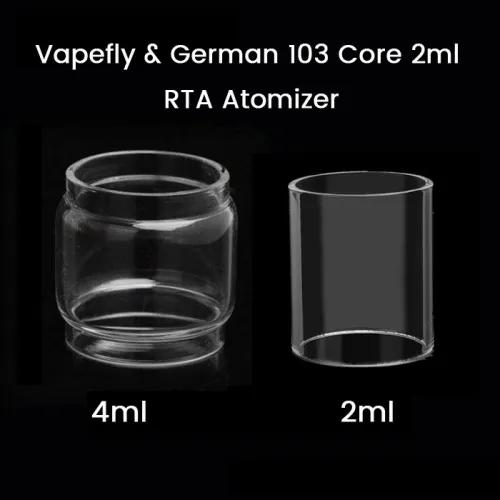Vapefly & German 103 Core 2ml RTA Atomizer Glass Tube 2ml/4ml