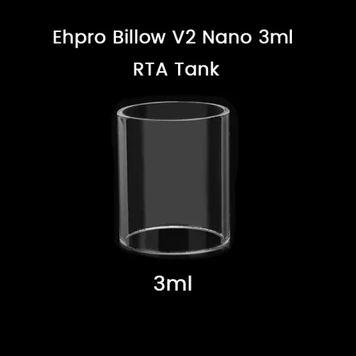 Ehpro Billow V2 Nano 3ml RTA Tank Glass Tube