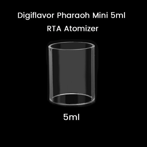 Digiflavor Pharaoh Mini 5ml RTA Atomizer Glass Tube