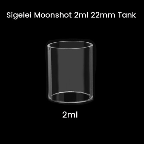 Sigelei Moonshot 2ml 22mm Tank Glass Tube
