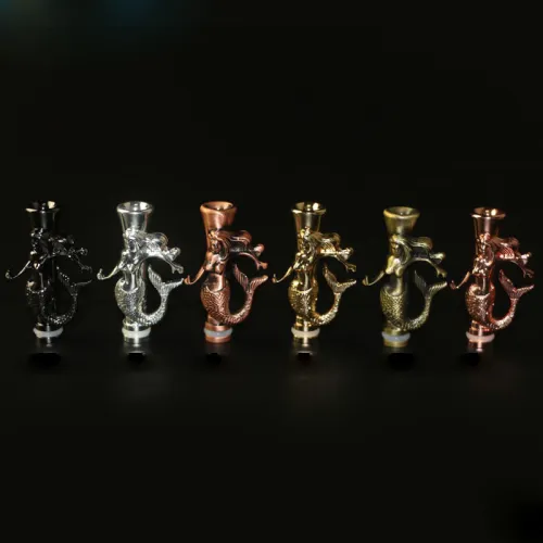 Metal Mermaid 510 Drip Tips - YXE016