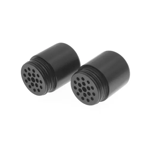 POM 810 Black Anti Spit Drip Tips With 16 Holes