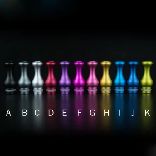 Aluminum 510 Single Ring Drip Tips - YXE005