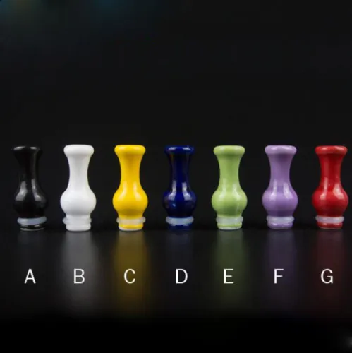 Ceramic 510 Single Ring Drip Tips - YXE006