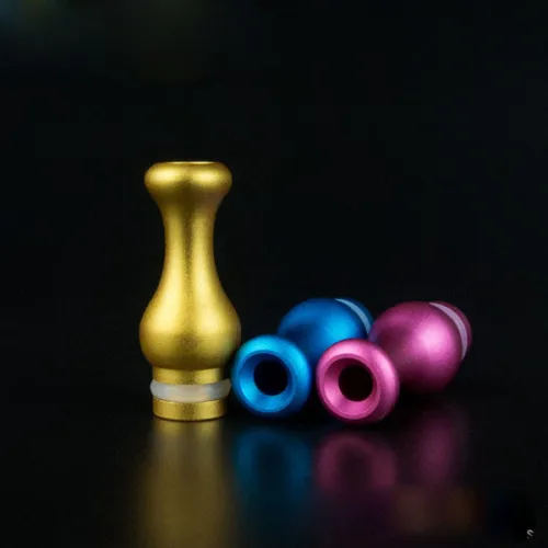 Aluminum 510 Single Ring Drip Tips - YXE005