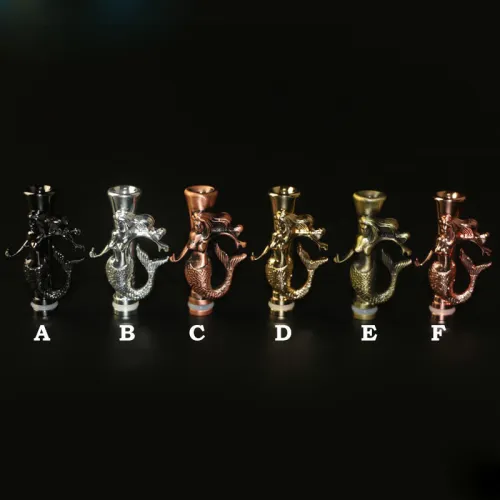 Metal Mermaid 510 Drip Tips - YXE016