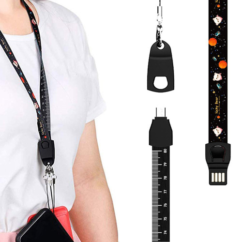 3 in 1 Portable Charging Lanyard For