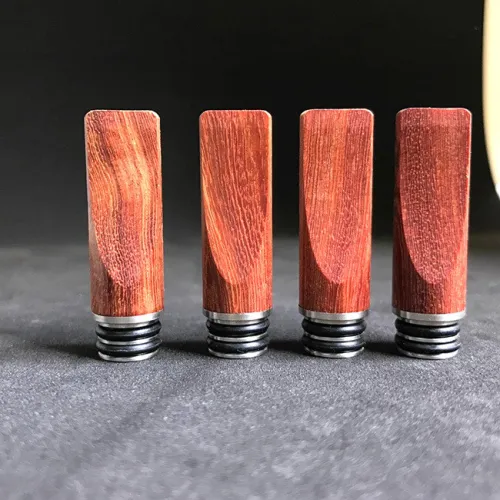 510 Wood and Stainless Drip Tip