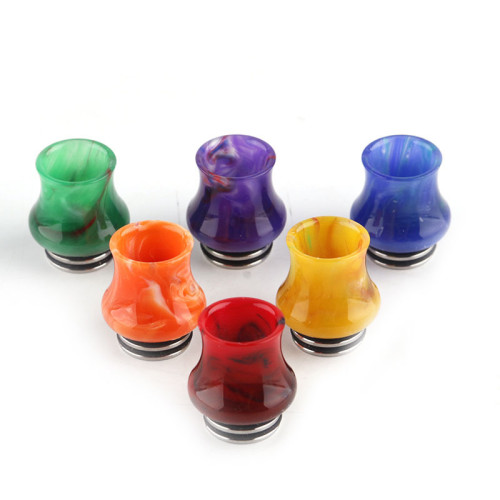 810 Calabash Style Stainless and Resin Drip Tip