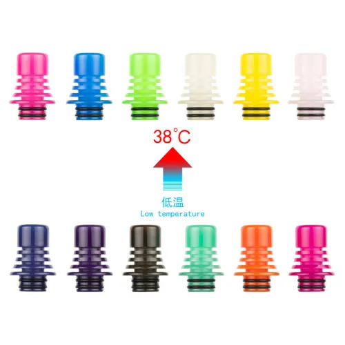 510 Color changing Resin Drip Tips