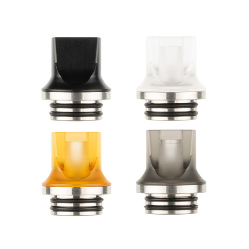 810 Stainless and Resin Flat Drip Tip