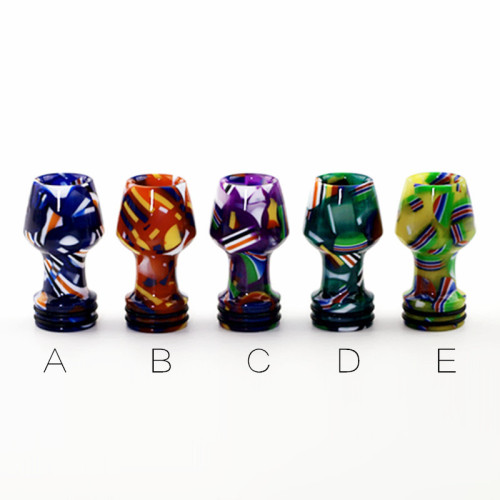 810 Wine Glass Drip TIp with flag Pattern