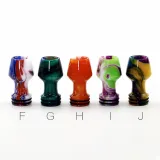 810 Wine Glass Drip TIp with flag Pattern