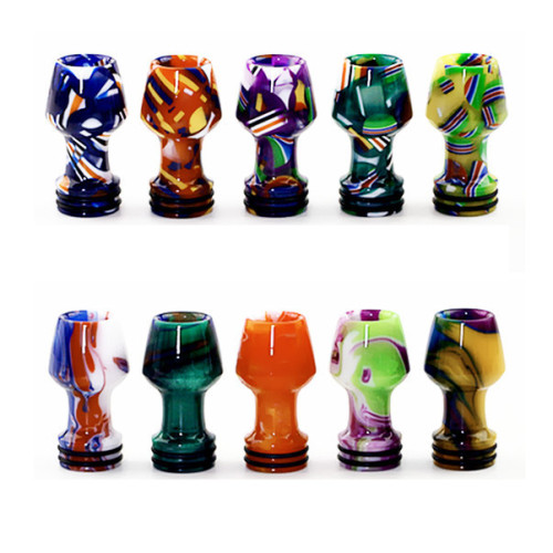810 Wine Glass Drip TIp with flag Pattern
