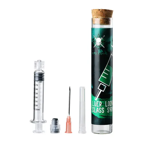 LTQ Luer lock glass syringe injector 1ml / 2ml