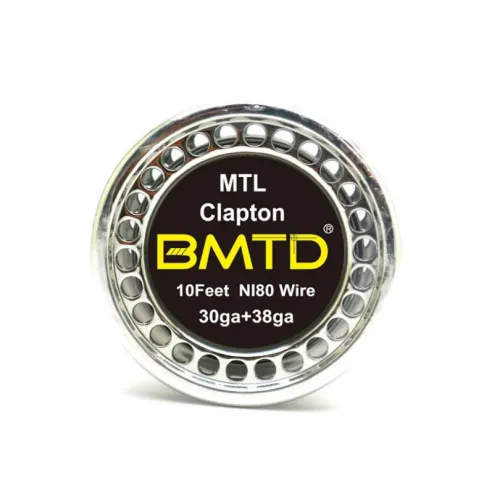 Ni80 Dual Core Pre-built MTL Clapton Wire 10FT