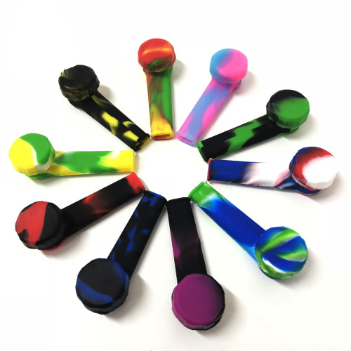 Colorful Silicone pocket Pipes 