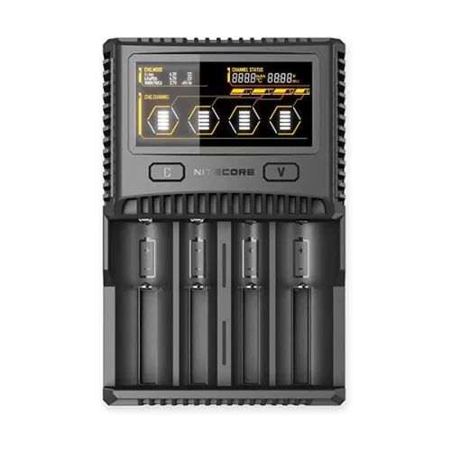 Nitecore SC4 Superb Charger Universal 4-Slot Charger for Li-ion/IMR Batteries