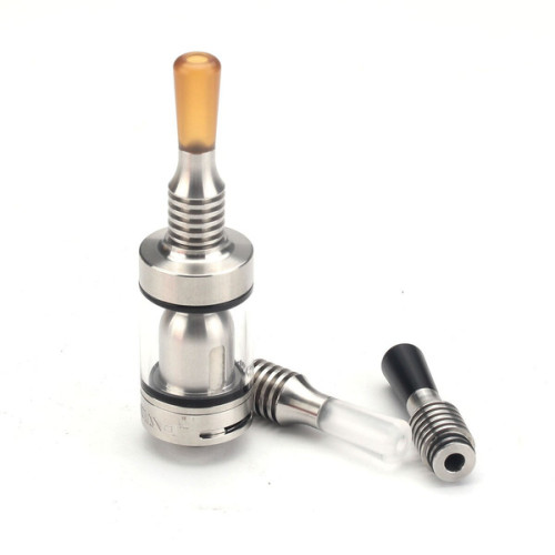 Stainless 510 Long Pipe MTL Drip Tip with Heat Sink