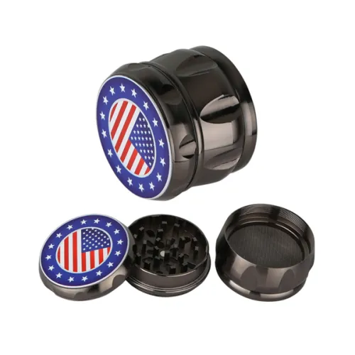 American Flag Zinc Alloy Herb Grinder