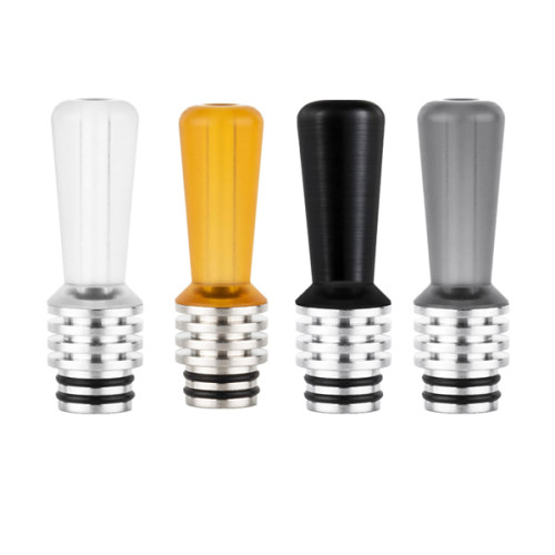 510 Long Stainless Drip Tip with Heat Sink B