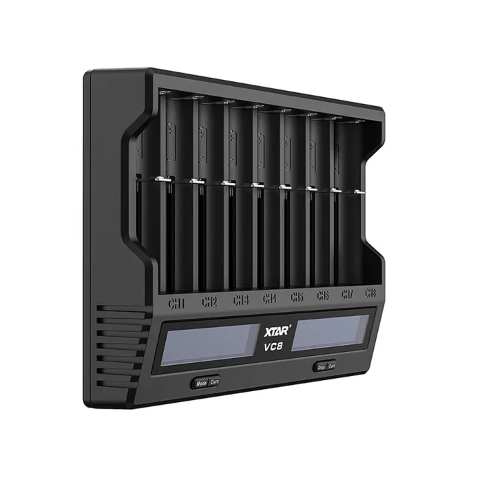 XTAR VC8 8-Bay Battery Charger & Capacity Tester