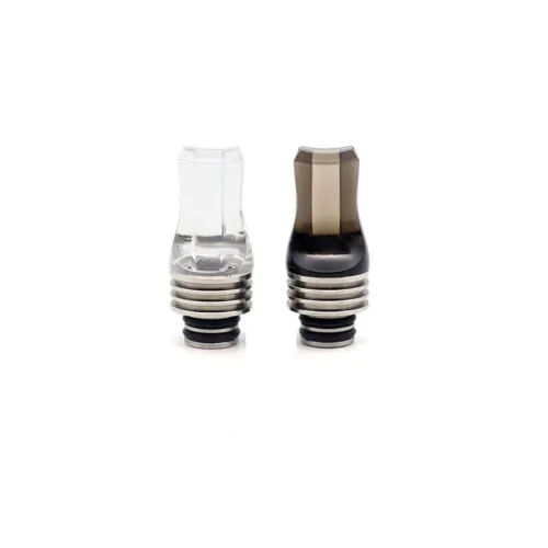 510 Drip Tip Acrylic + Stainless Steel -AS318