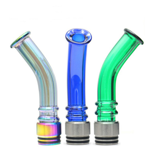 810 Curving Glass Drip Tip - AS375